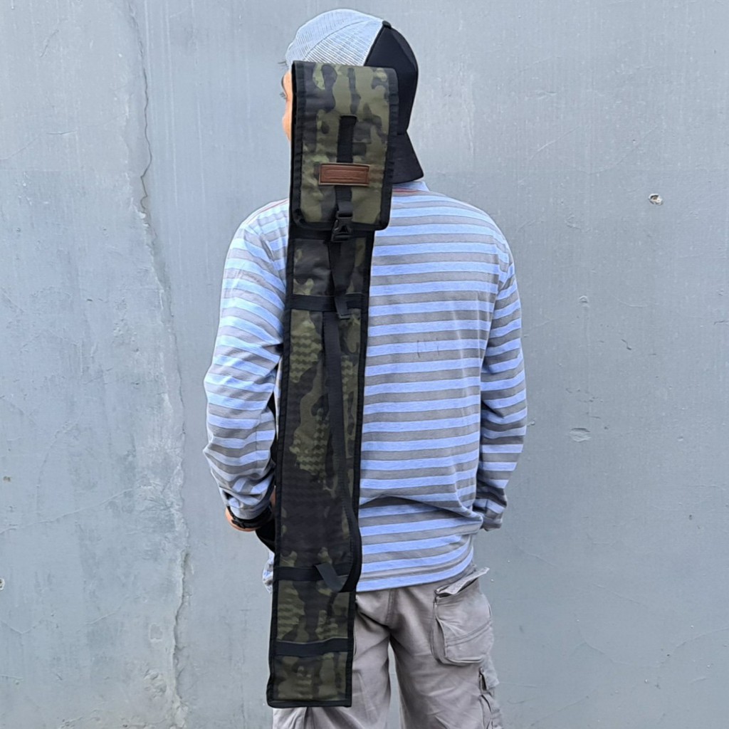 TAS JORAN PANCING TEGEG ukuran panjang 100cm 120cm 150cm model gulung lipat minimalis  bahan kanvas 