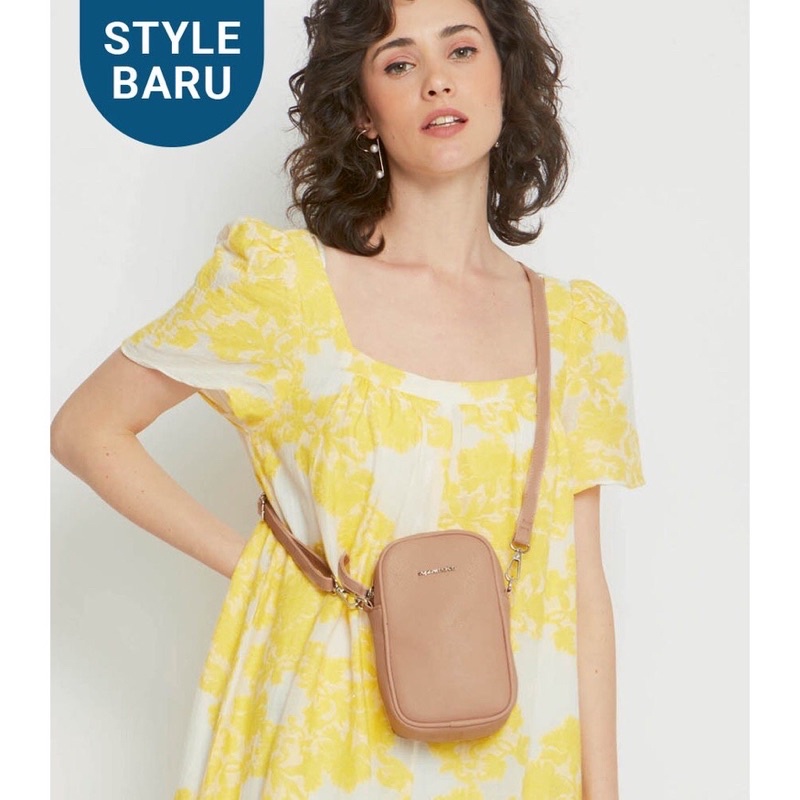 tas Hp selempang sophie martin karline pink wallet