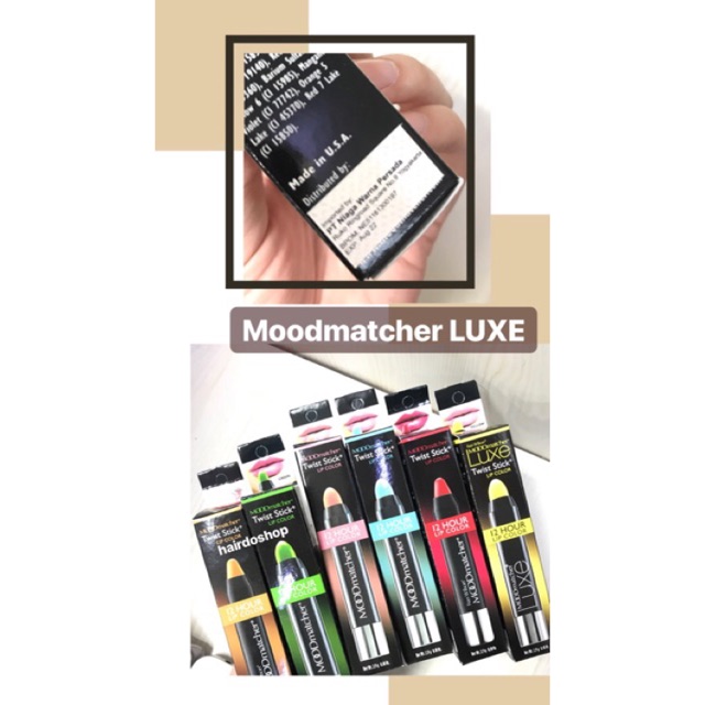 Lipstick Moodmatcher luxe twist sticks