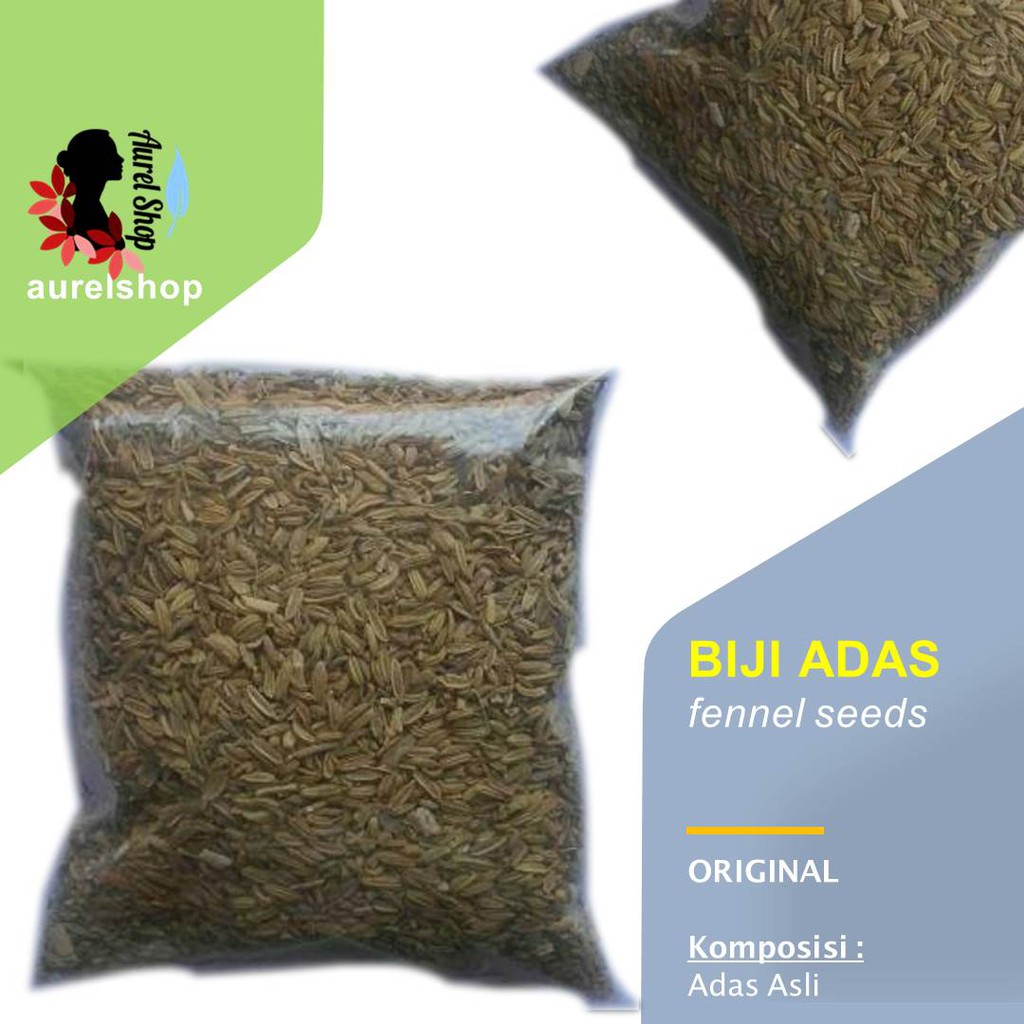 

Biji Adas 250g, 500g, 1 kg (fennel seeds)