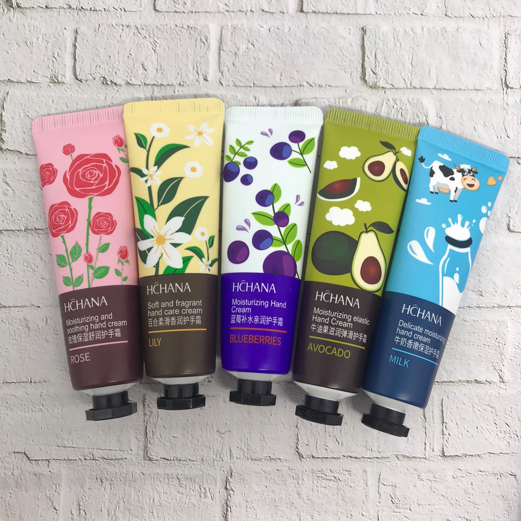 5in1 Hchana Hand Cream Lotion Natural Green Gift Box Shopee Indonesia