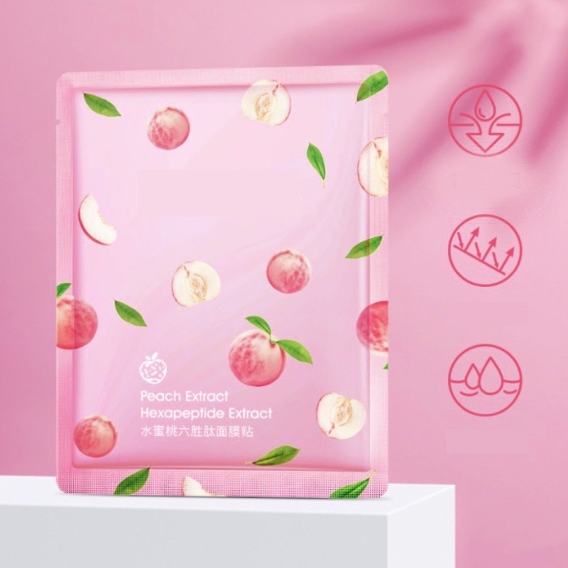 ✨NAGIHI✨ Peach Avocado Sheet Mask Masker Wajah Bio