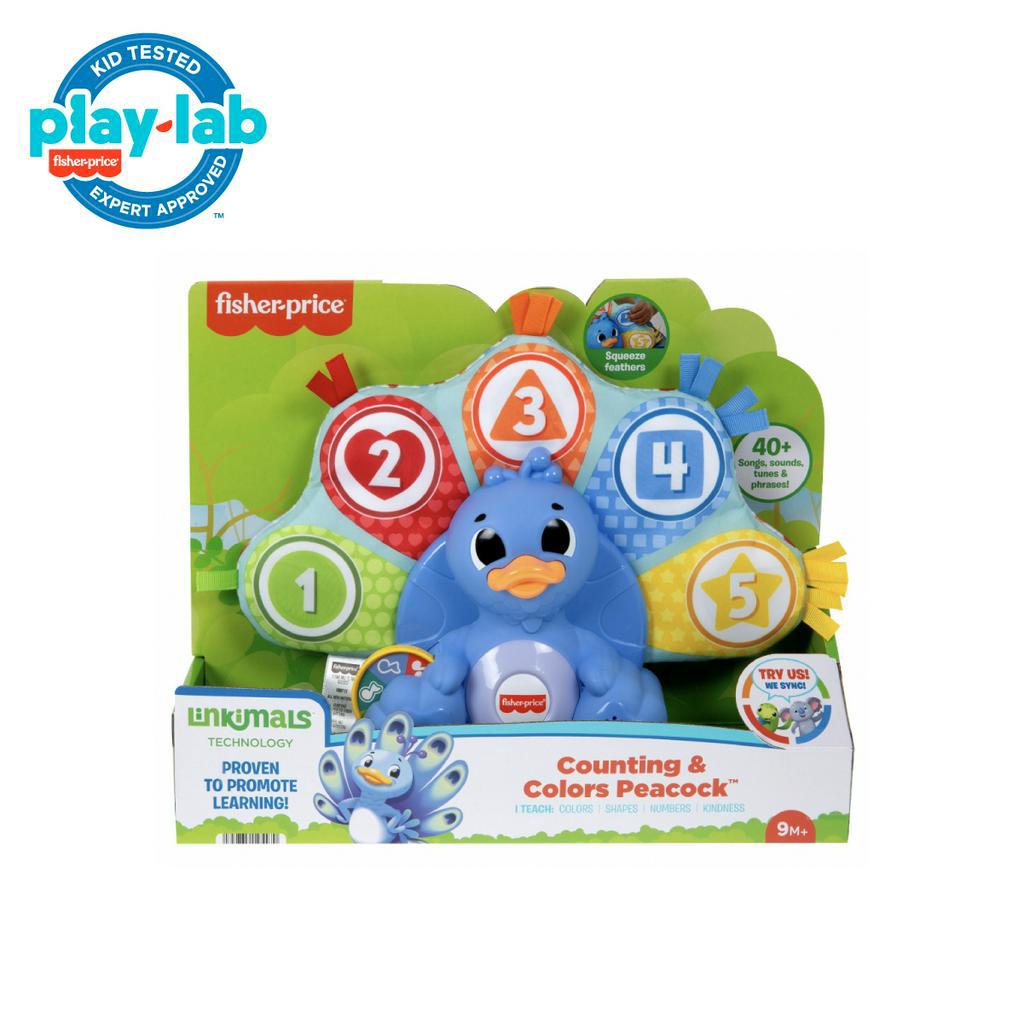 Fisher-Price Linkimals Counting &amp; Colors Peacock - Mainan Edukasi Anak Balita