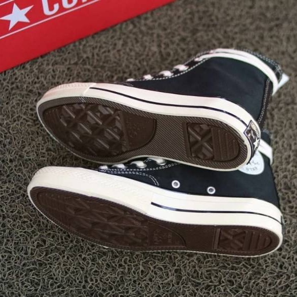 SEPATU CONVERSE 70'S HIGH BLACKWHITE PREMIUM HI LOW IMPORT