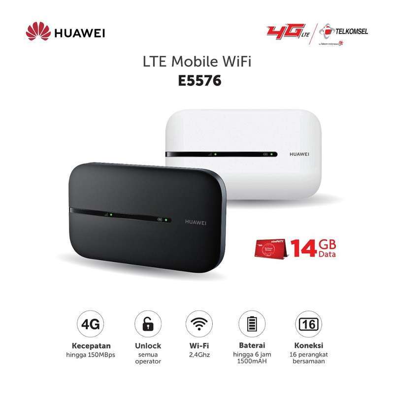 Mifi Modem Wifi Router 4G UNLOCK Huawei E5576