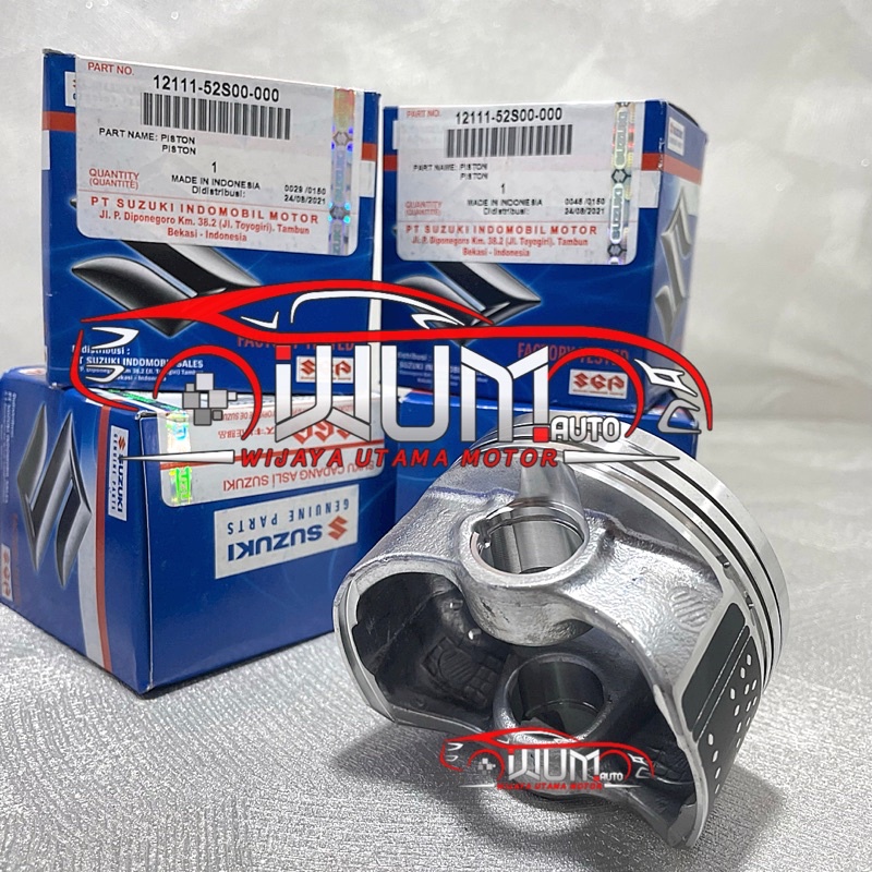 PISTON ASSY PISTON SET SEHER NEW CARRY 2019 up ASLI