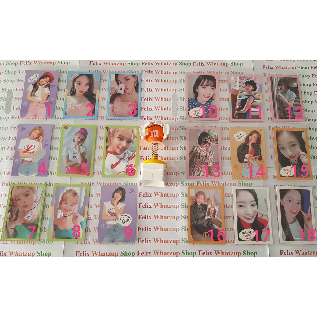 Twice Official Photocard (What Is Love) - Collection