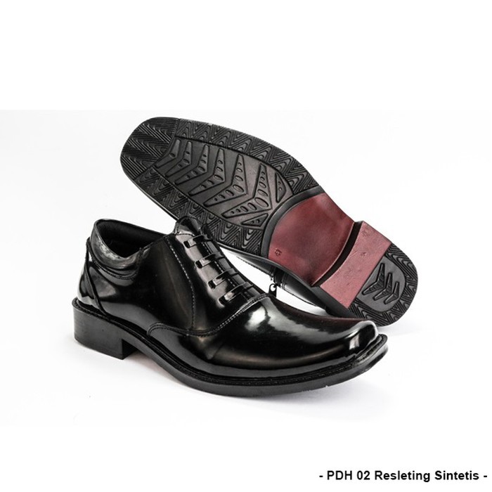 Sepatu PDH 02 Sepatu Pantofel Kilap TNI POLRI Security Satpam