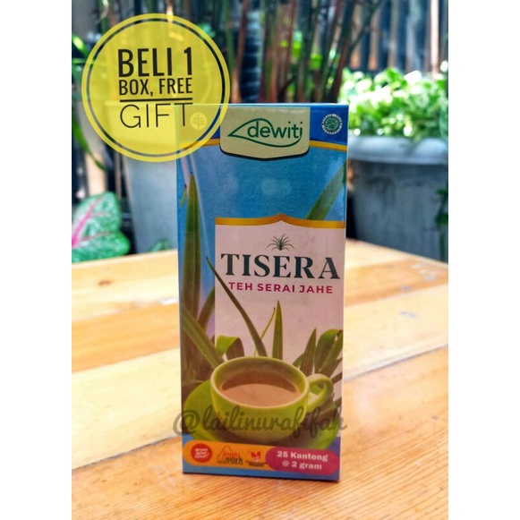 

{ FREE GIFT } Teh Celup Sereh Wangi / TISERA/ Wedang Rempah Celup/ Jahe/ Sereh/ kolestrol #tehdewiti
