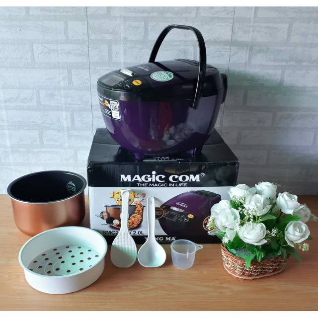 MAGIC COM DIGITAL RICE COOKER YONGMA UNGU