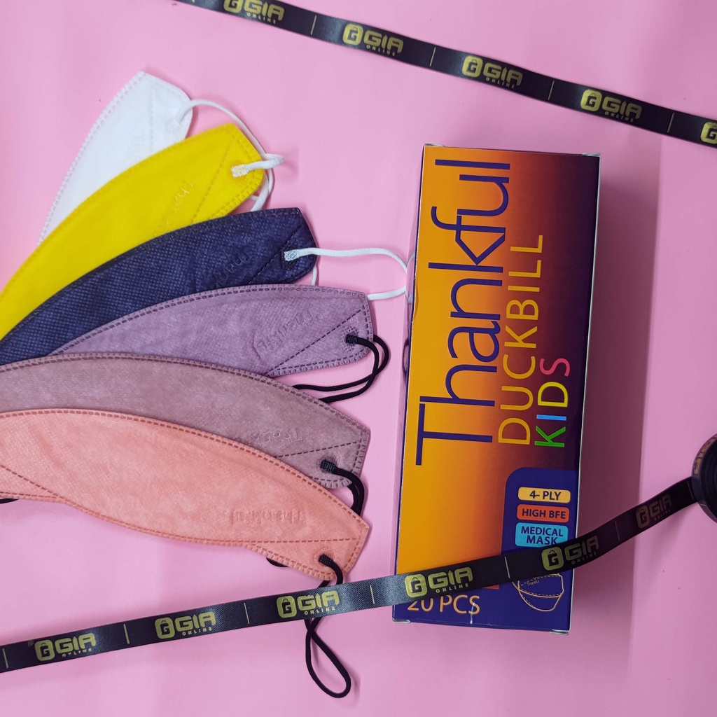 Masker Thankful Duckbill Kids Medical Mask 4 ply | Thankful Anak