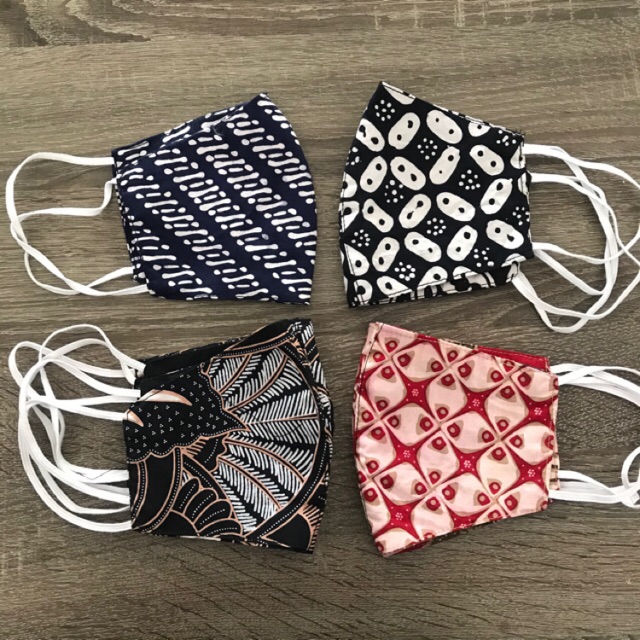  Masker  batik  masker  kain  Shopee Indonesia