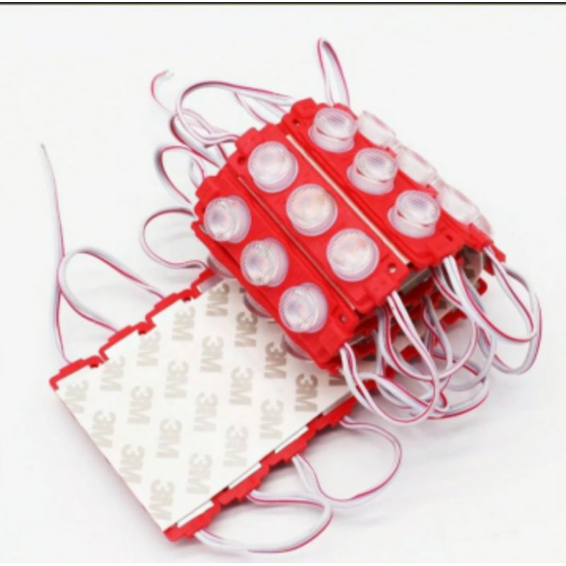 lampu led strip 3 mata 3w 12volt