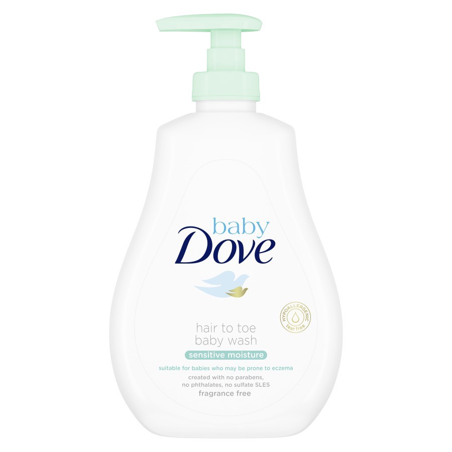 BABY DOVE HAIR TO TOE BABY WASH SENSITIVE MOISTURE - 400ML /50363