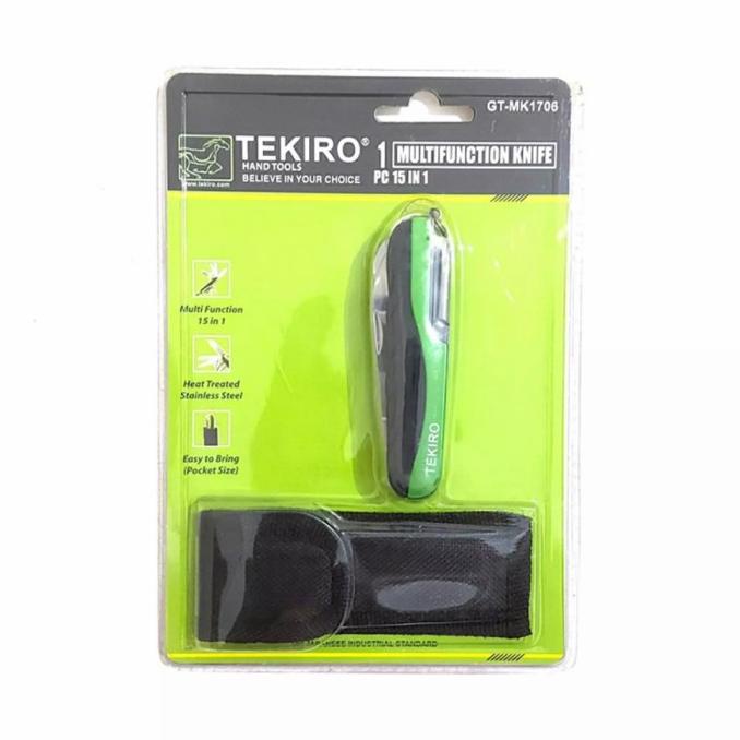 ;&;&;&;&] Tekiro pisau lipat multifungsi 15 in 1 multifunction knife