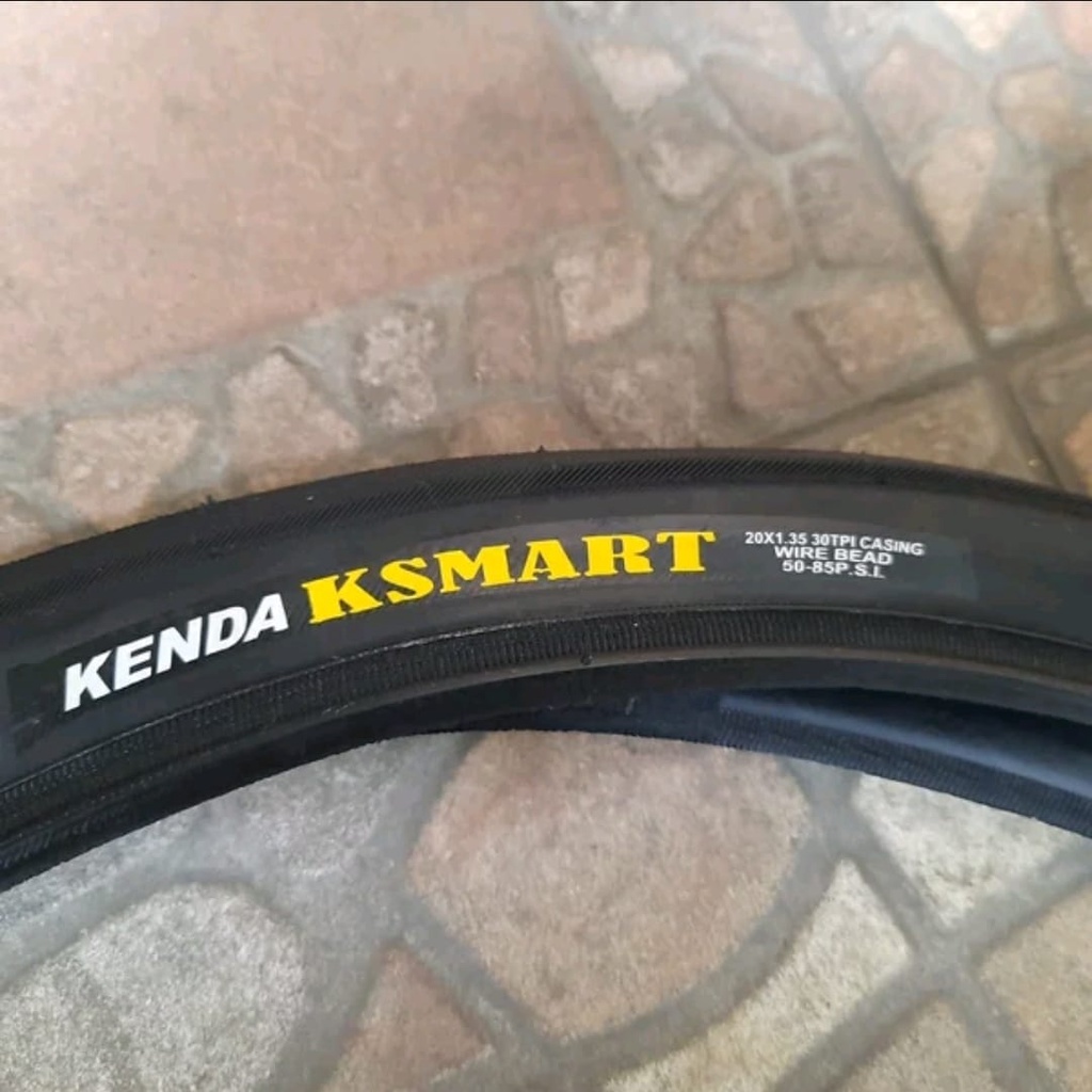 TERMURAH!!! Ban Luar Sepeda Ukuran 20 x 1.35 / KENDA KSMART Hitam / Satuan / Realpict