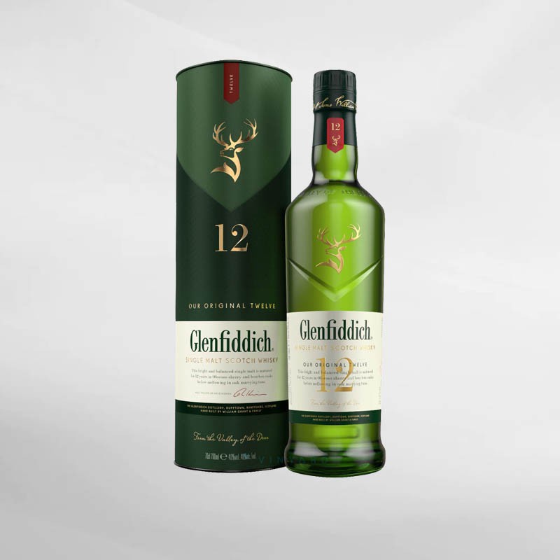 Glenfiddich 12 YO 700 Ml ( Original &amp; Resmi By Vinyard )