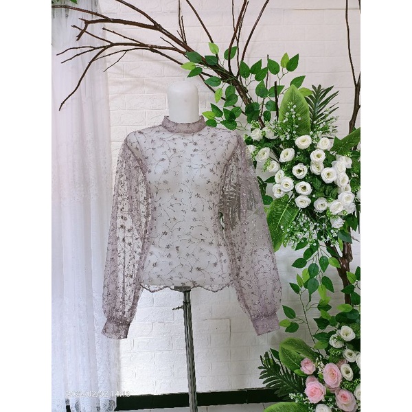 kebaya tari lengan balon