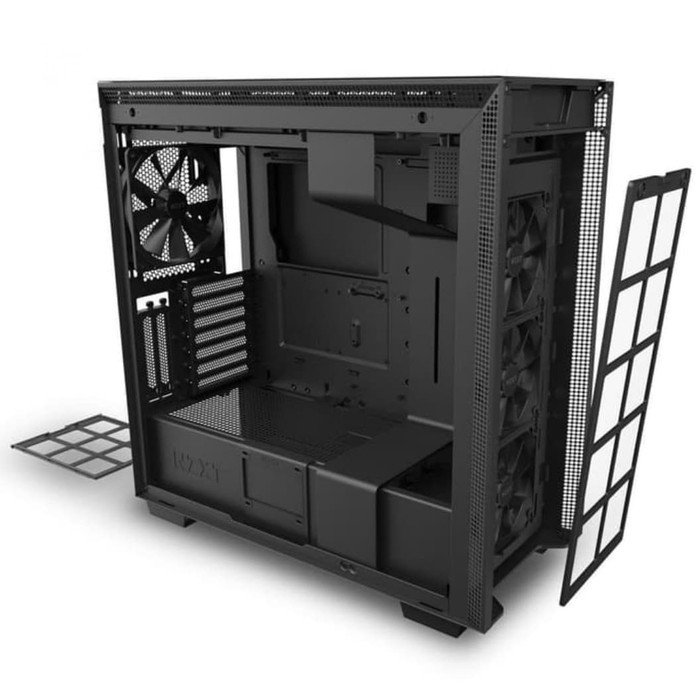 [tanpa palet kayu] Casing NZXT H710i RGB Matte Tempered Glass Mid Tower PC Case | ATX mATX mini-ITX EATX