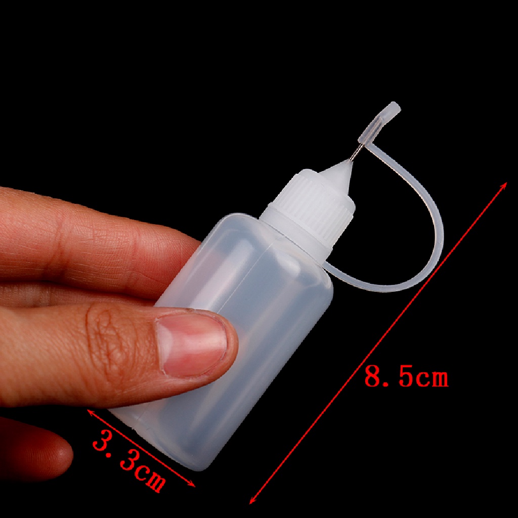 [tiantianbaofu] 5Pcs 30ml plastic DIY paper quilling glue applicator needle squeeze bottle Boutique