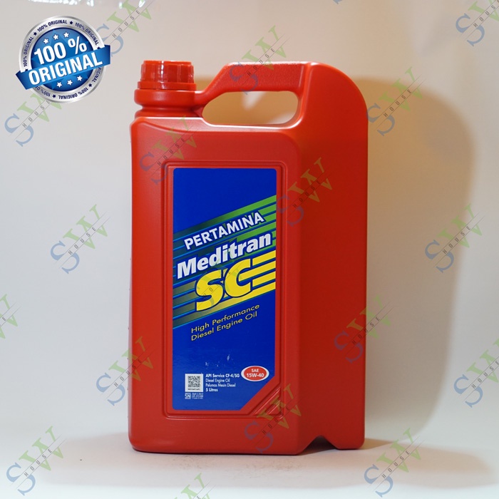 Oli Pertamina Meditran SC 15W-40 5 Liter / Oli Mesin Diesel Pertamina
