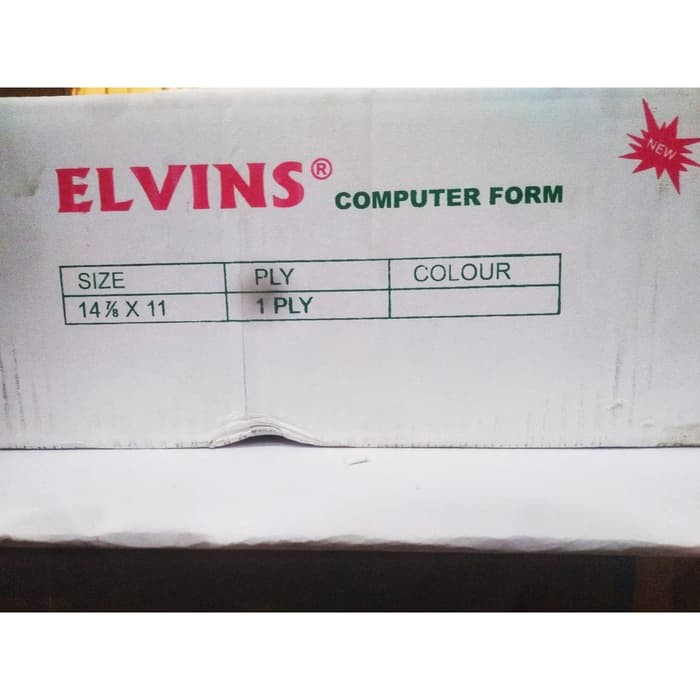 

CONTINUOUS FORM 14 7/8 x 11 1 PLAY