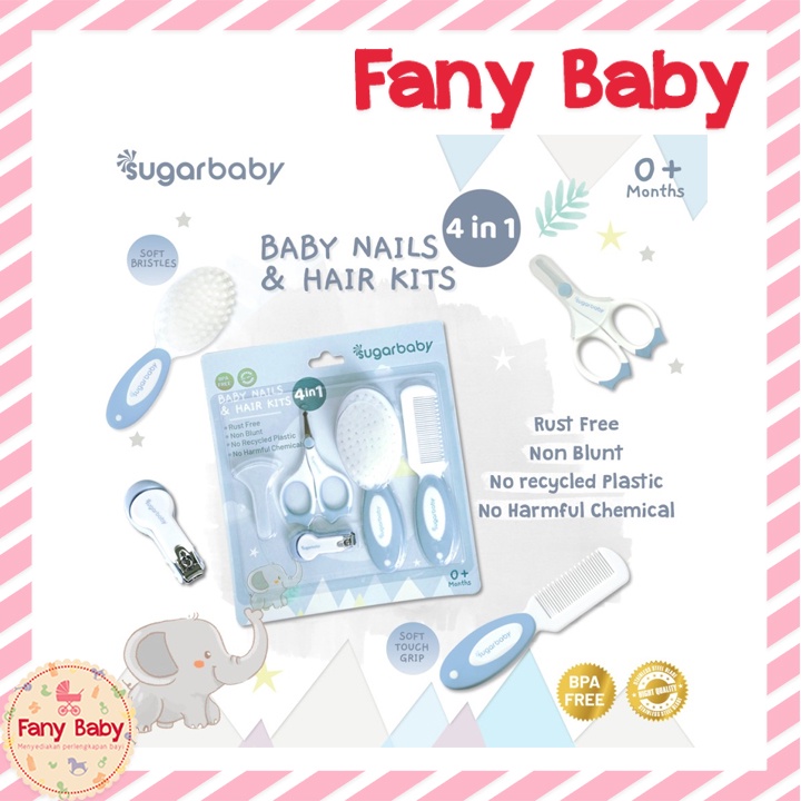 SUGAR BABY 4 IN 1 BABY NAIL &amp; HAIR KITS