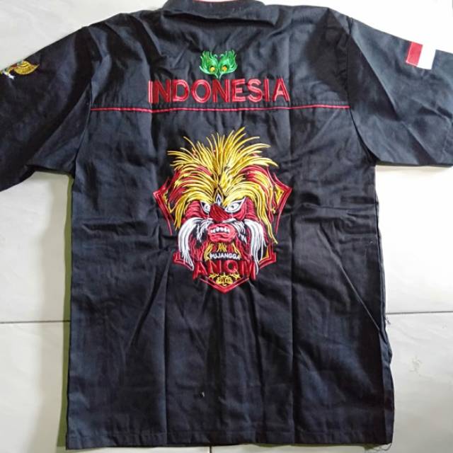HEM / KEMEJA BORDIR MOTIF BUJANG GANONG