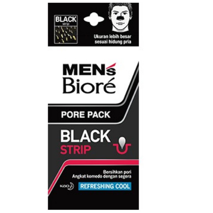 men's biore porepack/ plester pengangkat komedo