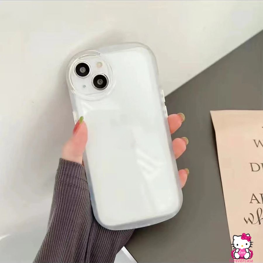 Soft Case Pelindung Lensa Mata Malaikat Warna Permen Macaron Bahan TPU Untuk IPhone XR 11 13 6 6s 7 8 Plus X XS SE 2020