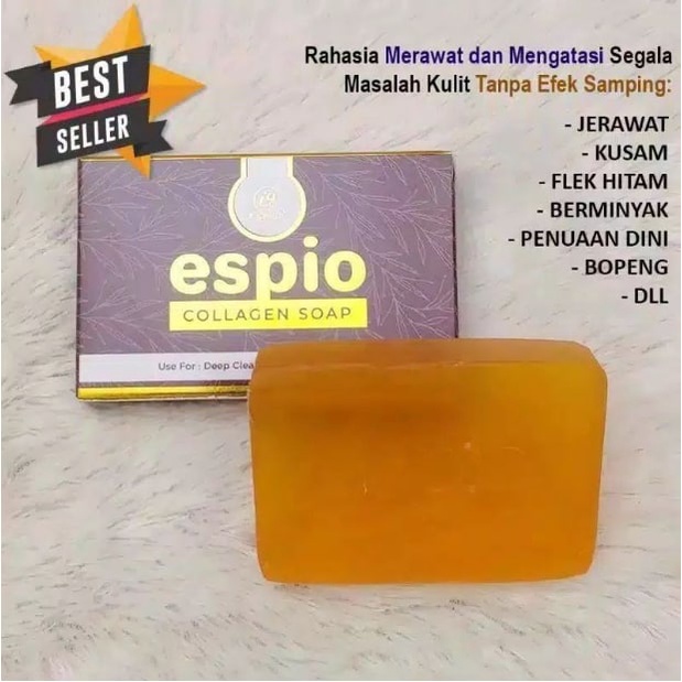 ESPIO COLLAGEN SOAP ORI JAMINAN ASLI 100% (ORIGINAL & BPOM)