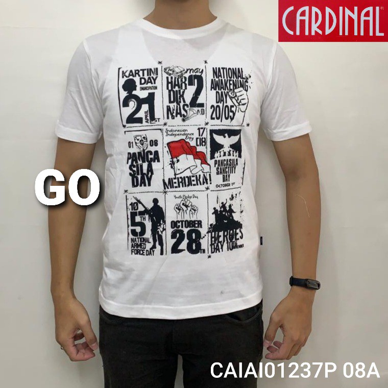 gof KJT CARDINAL JEANS KAOS T-Shirt COWOK Reguler Slimfit Baju Cowok Kaos Cardinal