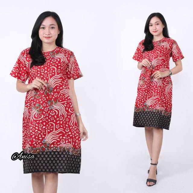 TUNIK BATIK KEMBANG ,ATASAN BATIK