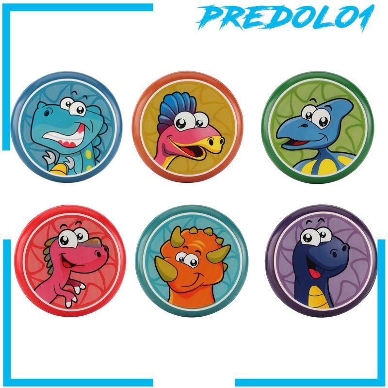 (Predolo1) Mainan Piring Terbang Flexible Motif Kartun Untuk Anak