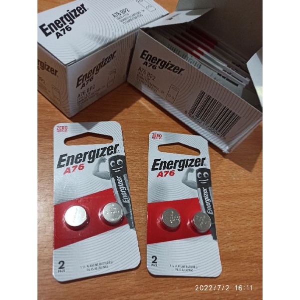 Baterai LR44 Energizer A76 untk Laser merah