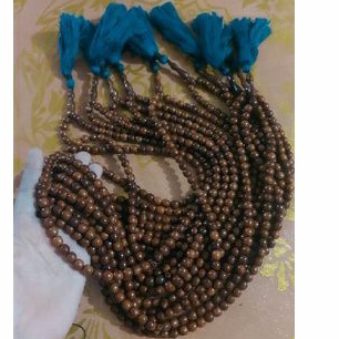 grosir tasbih kauah 10ml variasi rumbai hijau