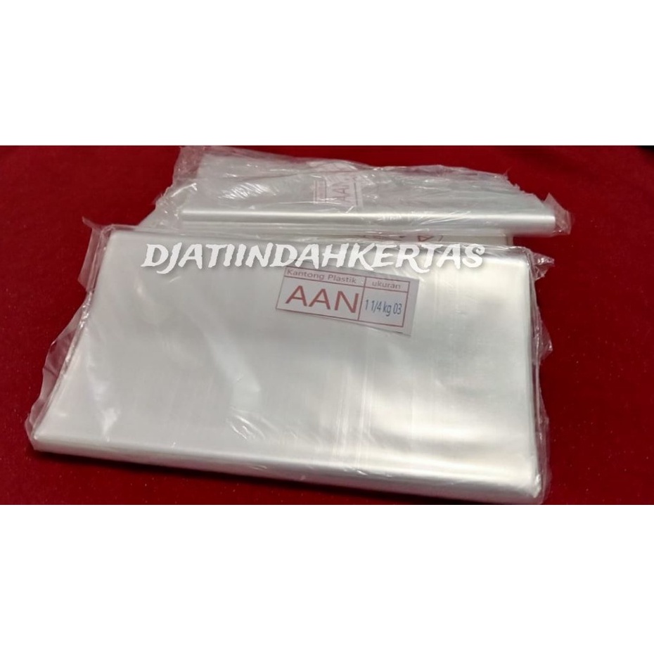 BAGUS BANGET!!! Plastik PP 17X27/03 (1¼kg/0,3) isi 5 pcs