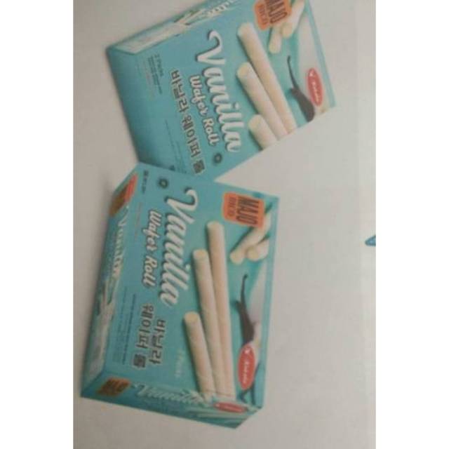 Wafer stick kokola roll vanila dan coklat kecil