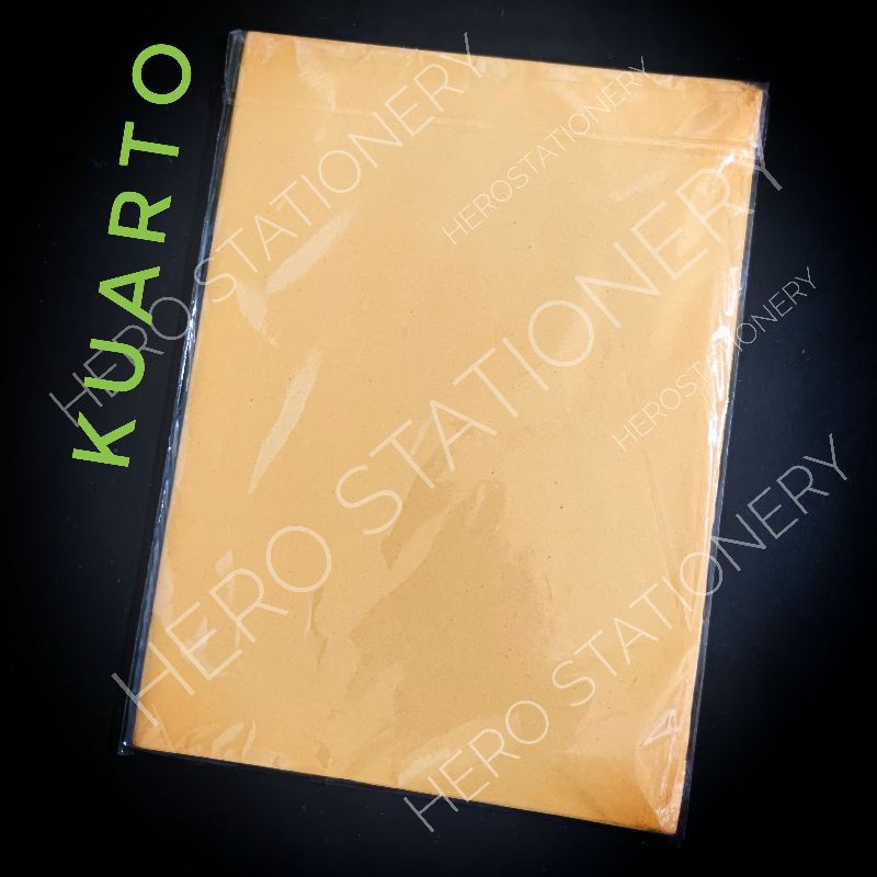 

Sampul buku coklat kuarto polos (20 lembar)