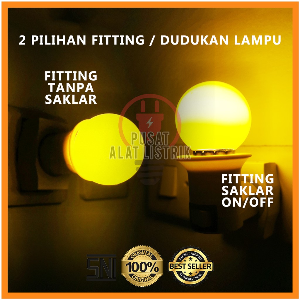 LAMPU TIDUR WARNA MERAH / HIJAU / BIRU / KUNING / ORANGE / UNGU / PINK / CLEAR / PUTIH