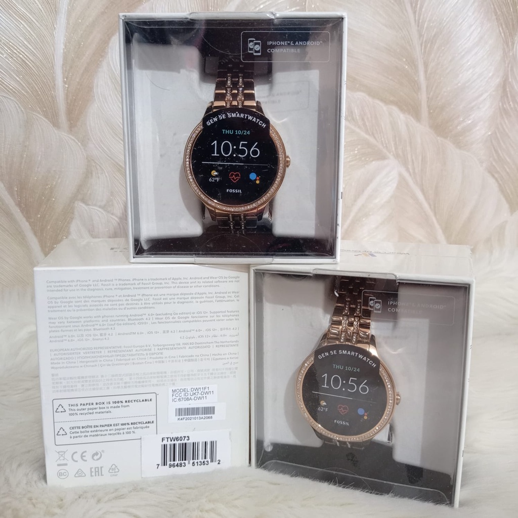 Jam Tangan Fossil Smartwatch Gen 5E FTW6073 New Original