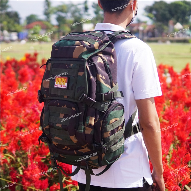 Tas ransel army tactical tentara TNI punggung laptop polisi militer satpam security