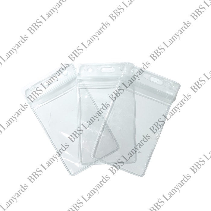 

ID Card Plastik Panitia Case Holder Klip Zip lock Portrait (Plastic Badge for ID Card)