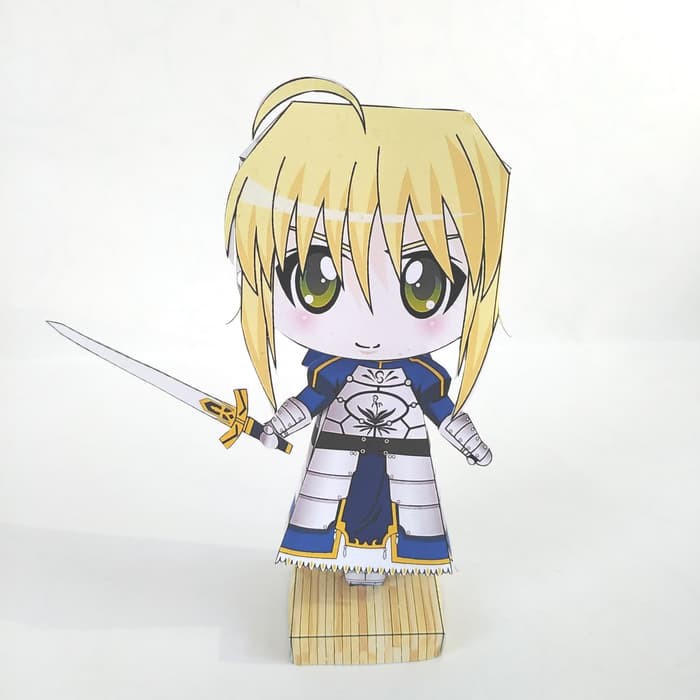 Template Papercraft Figure Fate/Stay Night Arturia Pendragon Saber