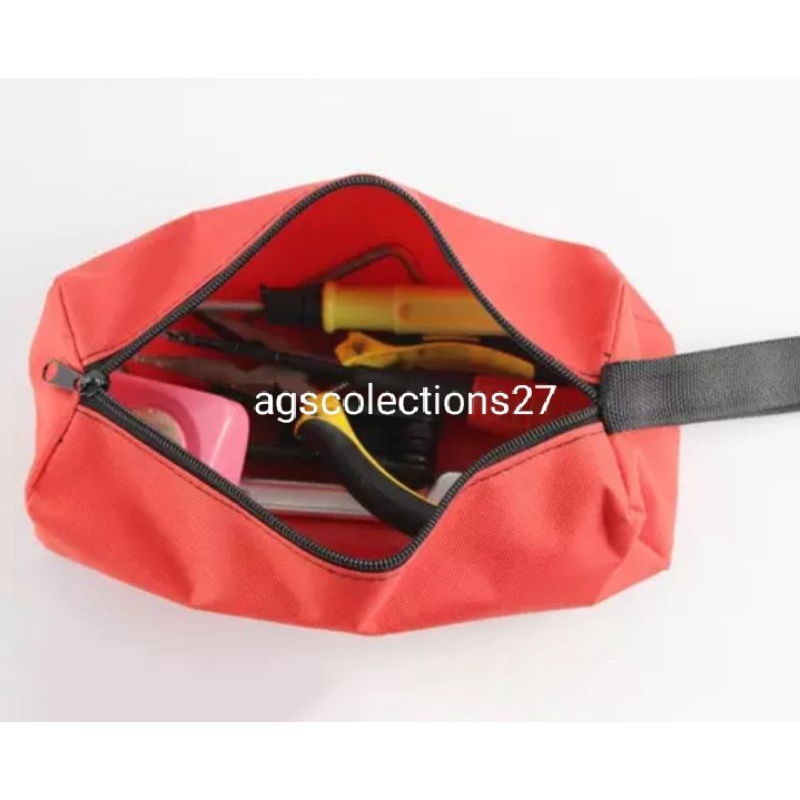 tas peralatan teknisi listrik tas pouch kecil simpel hand bag tool