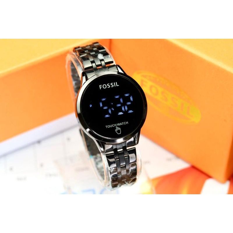 Jam Tangan Wanita Fashion Y3905K Digital Led Tali Rantai Tanggal Hari Aktif Free Box Exclusive &amp; Baterai