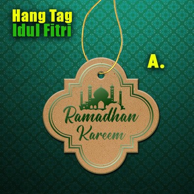 

Hangtag - Hang Tag - Aksesoris Lebaran Idul FItri isi 100 pcs - HTL2