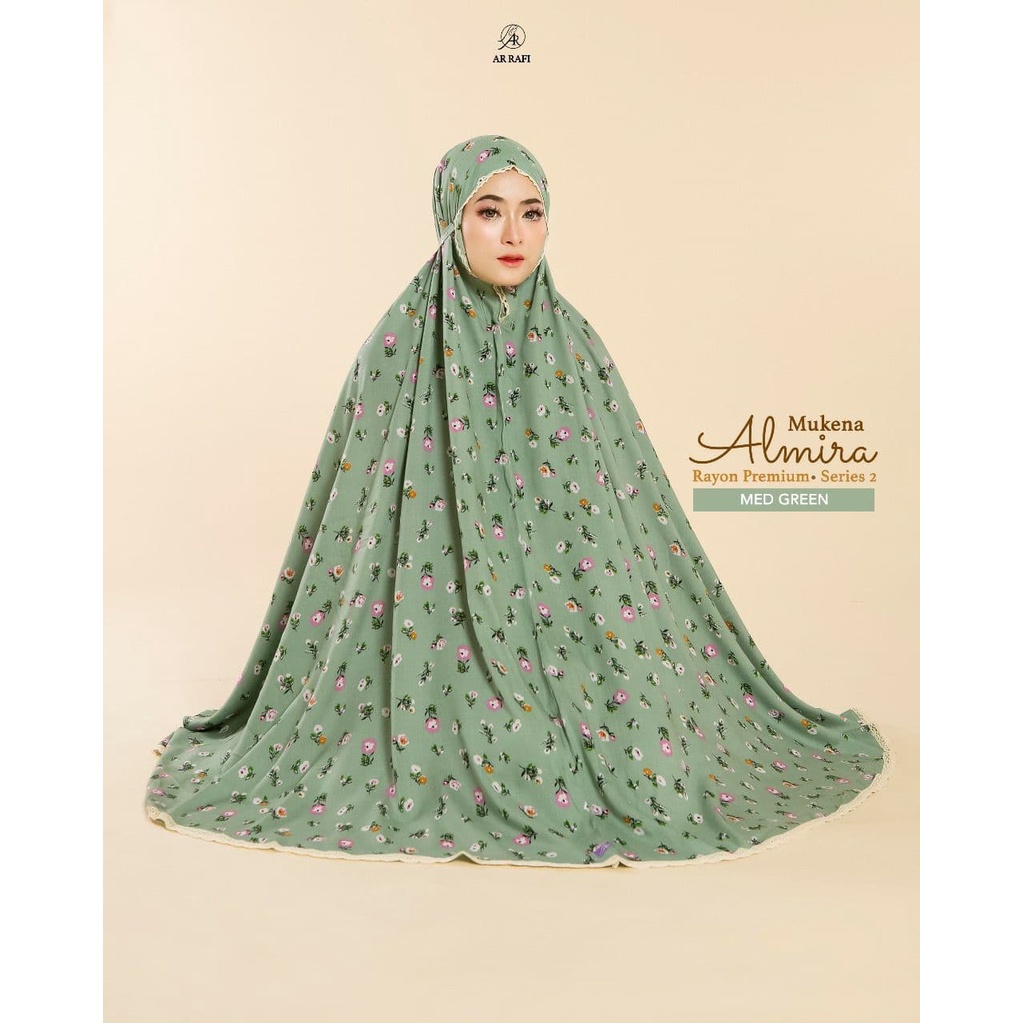 Mukena Rayon Arrafi Hijab Mukena Almira Matt Rayon Premium Variasi Mukena Renda Bagian Kepala Dan Ba