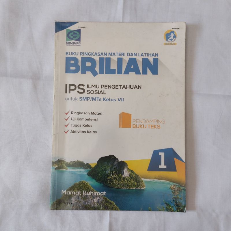 

BRILIAN Buku Ringkasan Materi dan Latihan Ilmu Pengetahuan Sosial (IPS) SMP Kelas VII / Kelas 7