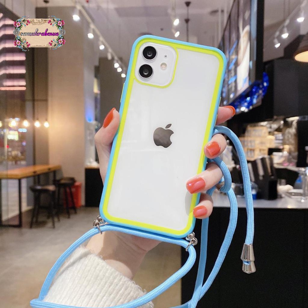 SOFTCASE SLINGCASE LANYARD TALI AURORA OPPO RENO 5F A74 SB2516